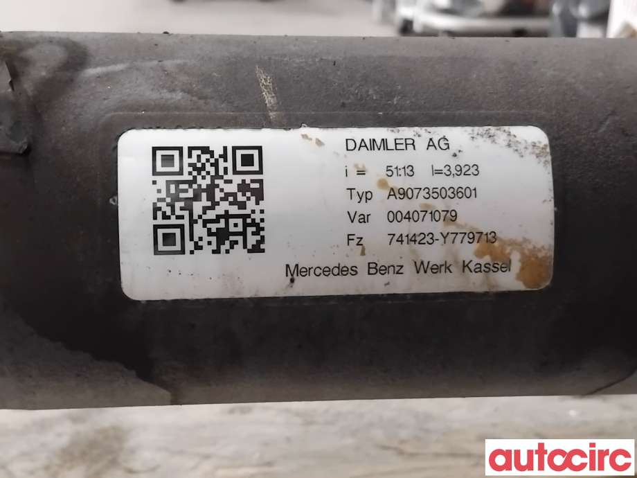 Bakaksel til Mercedes Sprinter 2018-->> (907/910) (907/910) (MERCEDES|A9073503601|4071079)