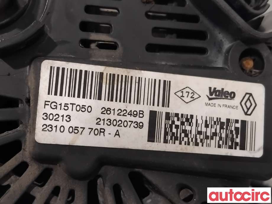 Dynamo til Dacia Duster 2010-2017 (Type I) (DACIA|231005770R|FG15T050)