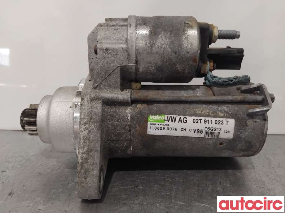 Starter til Audi A3, 2009-2012 (Type II, Fase 2)  (AUDI|NO NR)