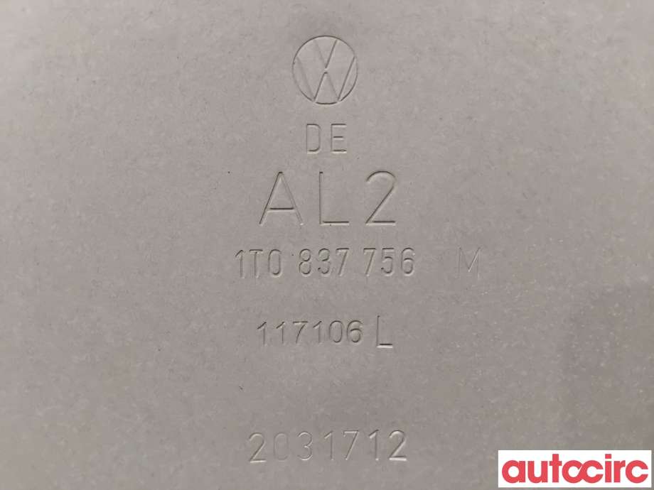 Ruteheis til VW Caddy 2010-2015 (Type III, Fase 2)  (VOLKSWAGEN|2K1837730L||1T0837756M)