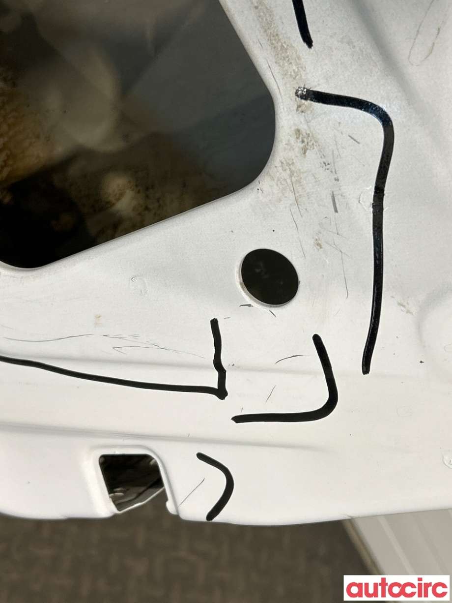 Dør høyre foran til Renault Zoe 2013-2019 (Fase 1)  (RENAULT|801004005R|)