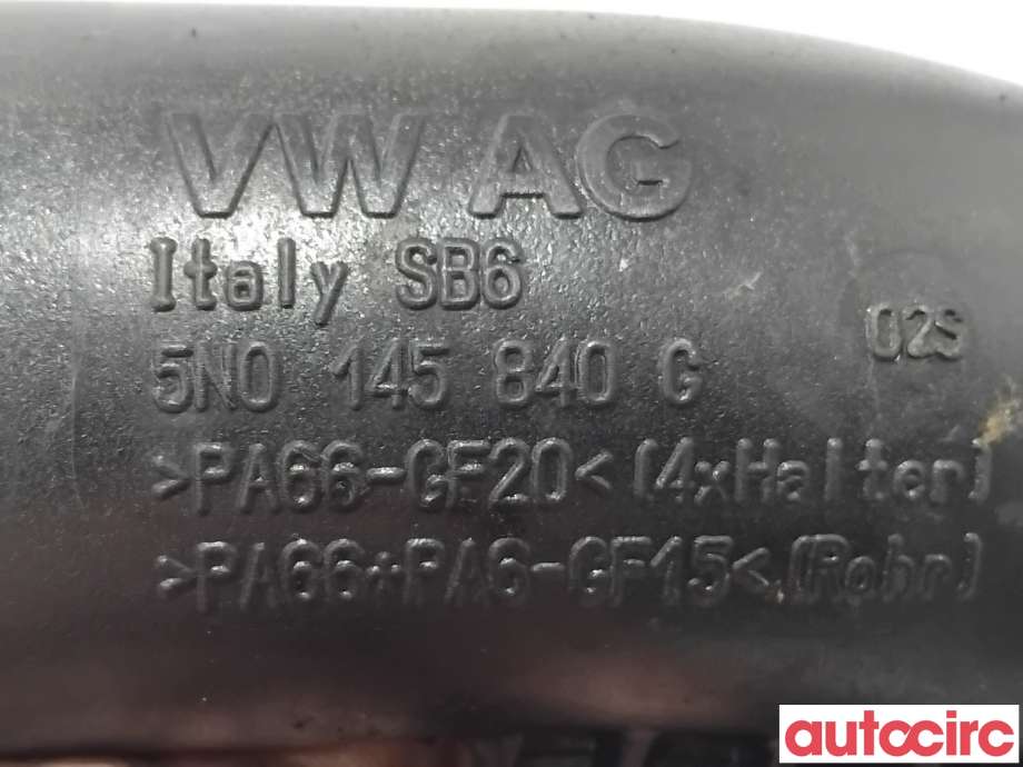 Turbo rør til Škoda Superb 2008-2015 (Type II) (SKODA|5N0145840G||1K0145840AE)