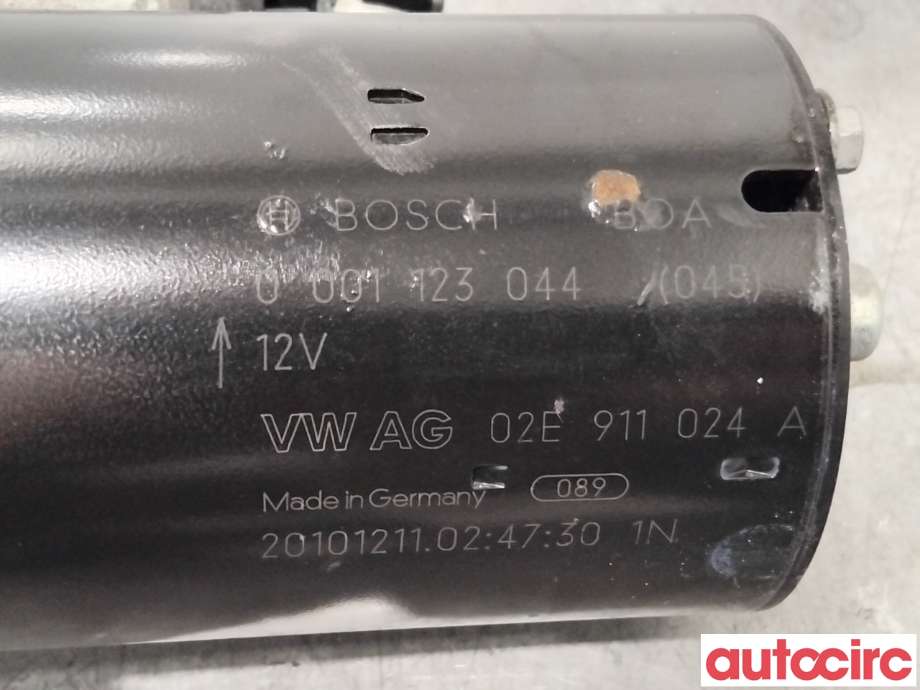 Starter diesel til Škoda Superb 2008-2015 (Type II)  (SKODA|02E911024AX|0001123044|02E911024A)