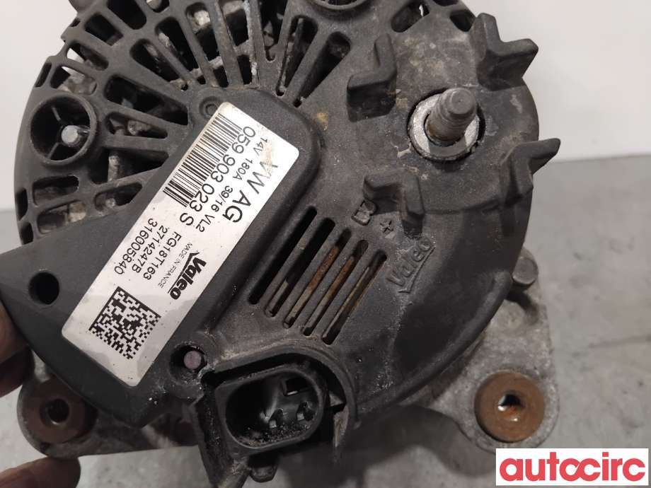 Dynamo til VW Amarok 2016-2022 (Type I, Fase 2) (VOLKSWAGEN|059903023SX|FG18T163|059903023T)