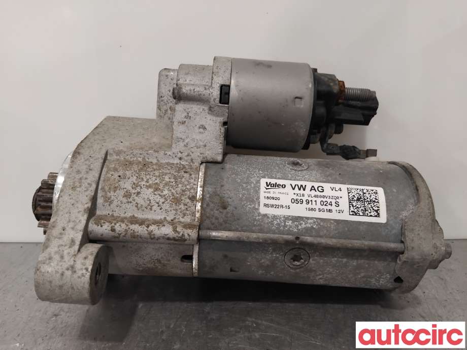 Starter diesel til VW Amarok 2016-2022 (Type I, Fase 2) (VOLKSWAGEN|059911024TX|RSW22R-15|059911024SX)