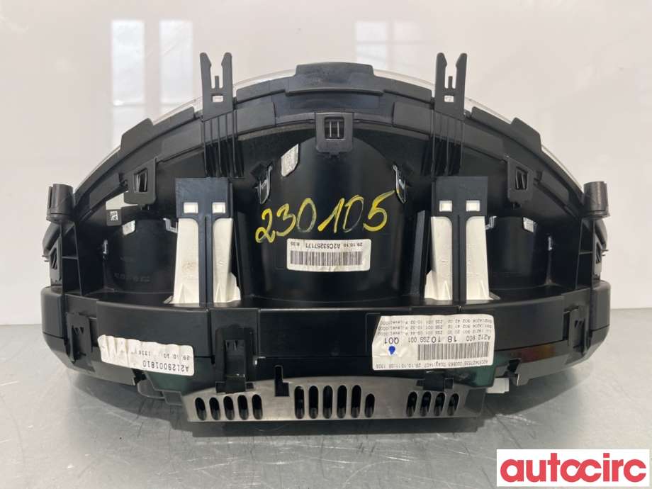 Instrumentpanel til Mercedes E-Klasse 2009-2013 (Fase 1) (W212) (W212) (MERCEDES|A2129001810|A2C53427635|A2129003010)