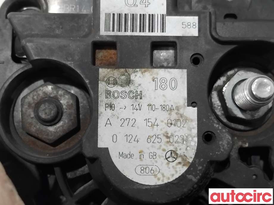 Dynamo til Mercedes ML 2005-2011 (W164) (W164) (MERCEDES|A2721540102|0124625023)