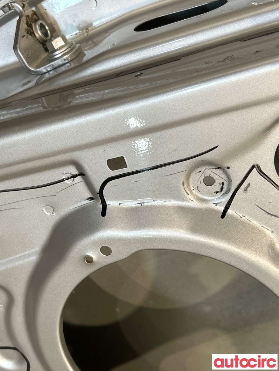 Dør høyre bak til Ford Mondeo 2007-2010 (Type IV, Fase 1)  (FORD|1582403|)