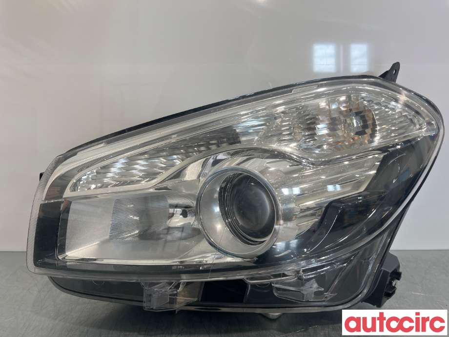 Frontlykt venstre halogen til Nissan Qashqai, 2010-2014 (Type I, Fase 2) (NISSAN|26060BR60B)