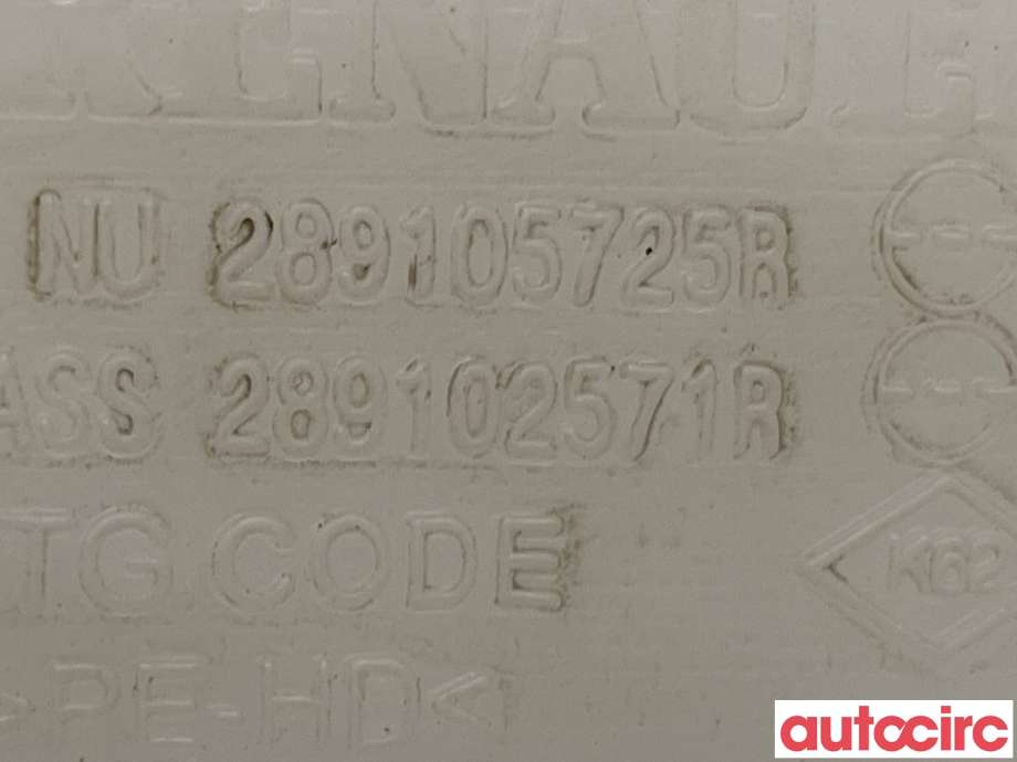 Spylertank til Renault Zoe 2013-2019 (Fase 1)  (RENAULT|289103347R||289102571R)