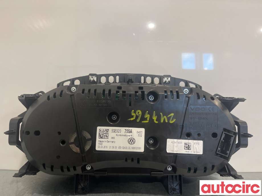 Instrumentpanel til VW e-Golf 2014-2017 (Fase 1)  (VOLKSWAGEN|5GE920755A)
