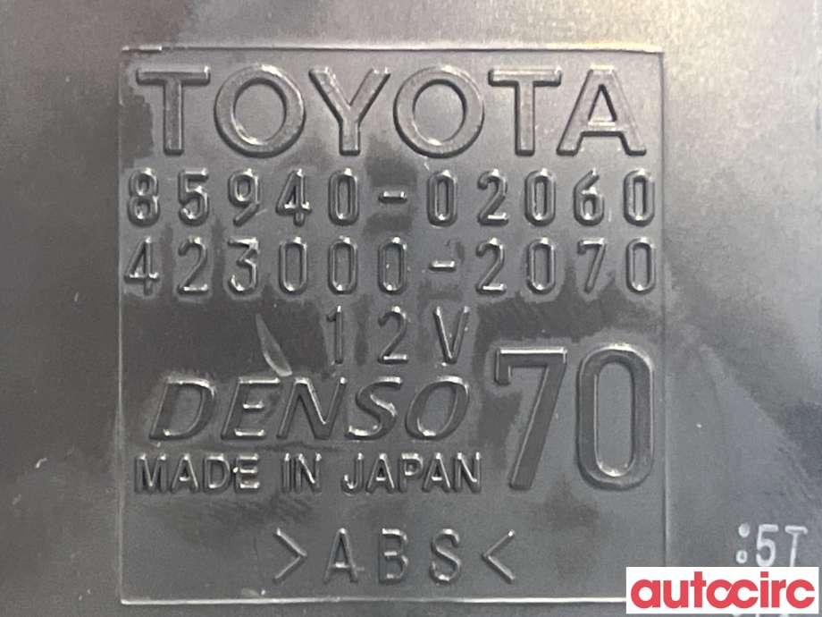 Rele diverse til Toyota Auris 2015-2019 (Type II, Fase 2) (8594002060|)