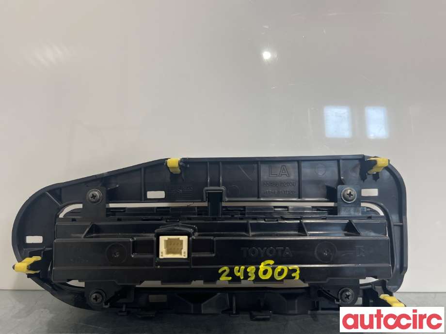 Varmeapparat betjening til Toyota Auris 2015-2019 (Type II, Fase 2) (TOYOTA|5590002C60)