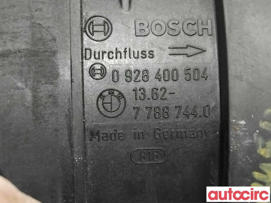Luftmengde/luftmassemåler til BMW 5-Serie 2003-2010 (E60/E61) (E60/E61) (BMW|13627788744|0928400504|1362-7788744)