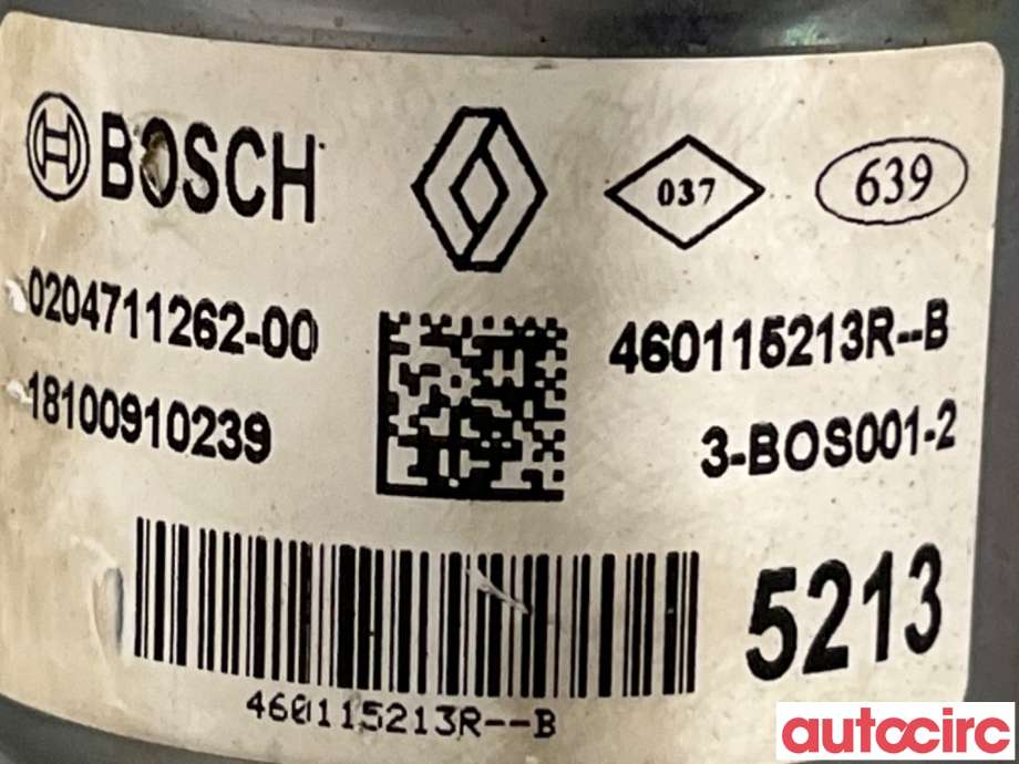 Bremsepumpe hoved til Renault Zoe 2013-2019 (Fase 1)  (RENAULT|460115213R|0204711262)