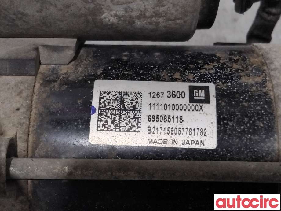 Starter til Opel Insignia B 2017-->> (OPEL|NO NR|695085118|12673600)