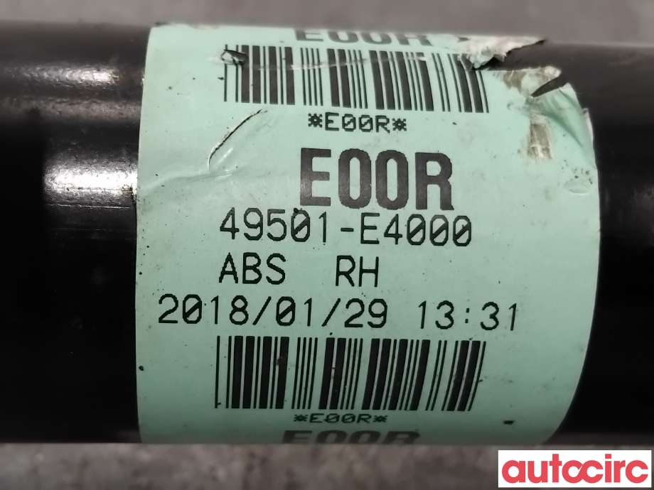 Drivaksel høyre foran, elbil til Kia Soul 2014-2019 (Type II) (KIA|49501E4000||49501-E4000)