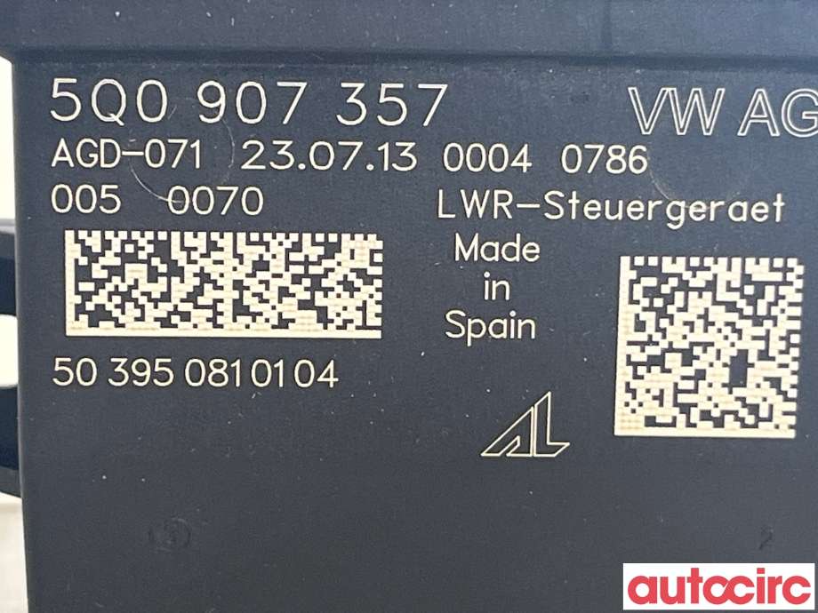 Styreenhet xenon/ballast til Audi A3 2012-2016 (Type III, Fase 1)  (AUDI|5Q0907357)