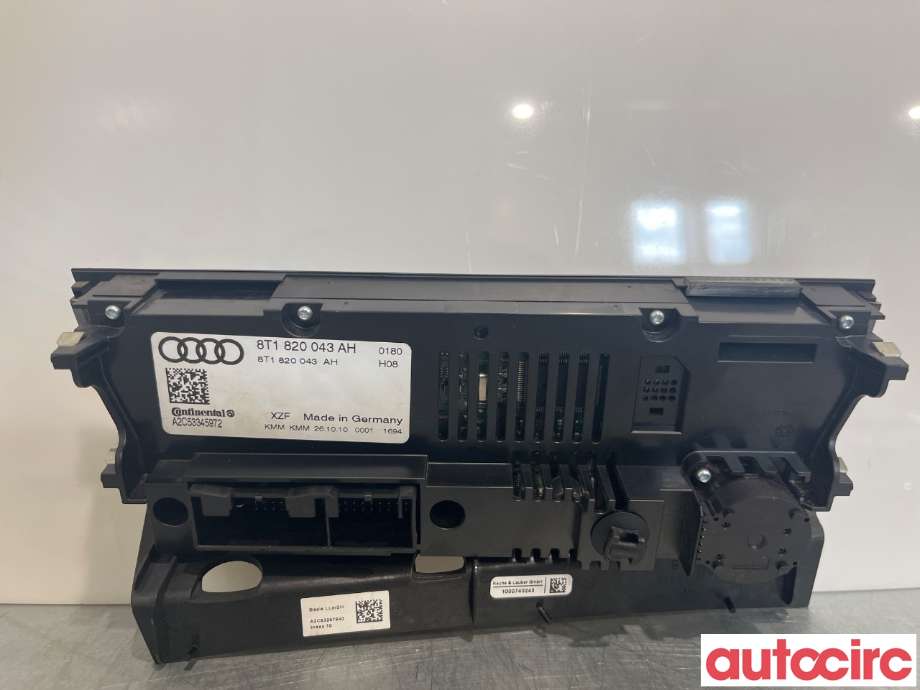 Varmeapparat betjening til Audi A4, Allroad 2009-2016 (Type I) (B8) (B8) (AUDI|8T1820043AH)