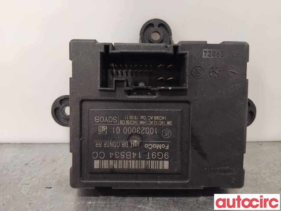 Styreenhet dør venstre foran til Volvo XC60 2008-2013 (Type I, Fase 1) (VOLVO|31318368|1002300001|9G9T14B534CC)