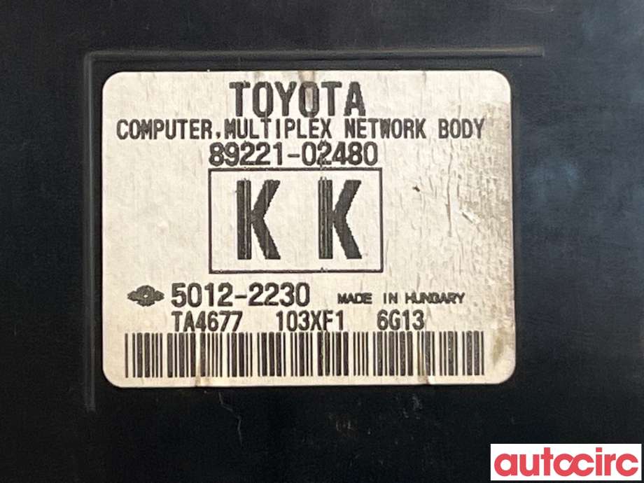 Styreenhet diverse til Toyota Auris 2015-2019 (Type II, Fase 2)  (TOYOTA|8922002560|8922102480)