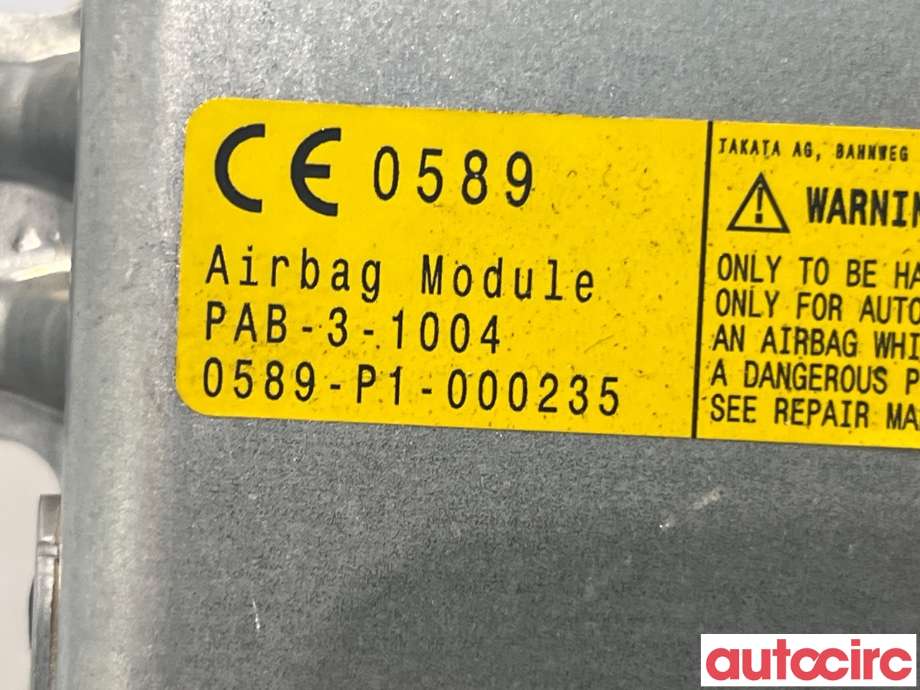 Airbag passasjer til Toyota Yaris 2012-2014 (Type III, Fase 1)  (TOYOTA|739600D111)