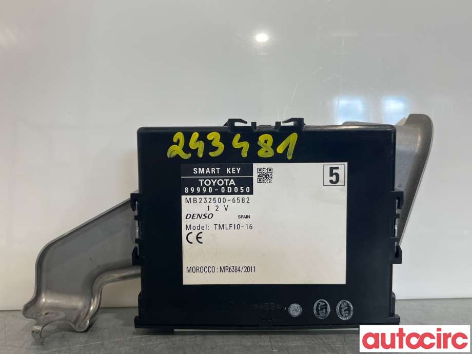 Styreenhet nøkkelfri/keyless til Toyota Yaris 2012-2014 (Type III, Fase 1) (TOYOTA|899900D050)
