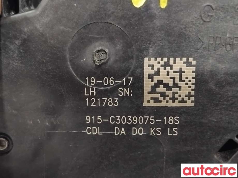 Dørlås låskasse til Opel Insignia B 2017-->> (OPEL|13533584|915-C3039075-18S|)