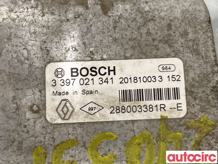 Viskermotor frontrute til Renault Zoe 2013-2019 (Fase 1) (RENAULT|288003381R|0390241580)