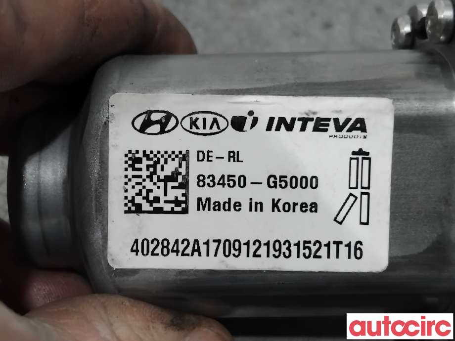 Ruteheis venstre bak til Kia Niro 2016-2021  (KIA|83450G5000|402842A|83450-G5000)