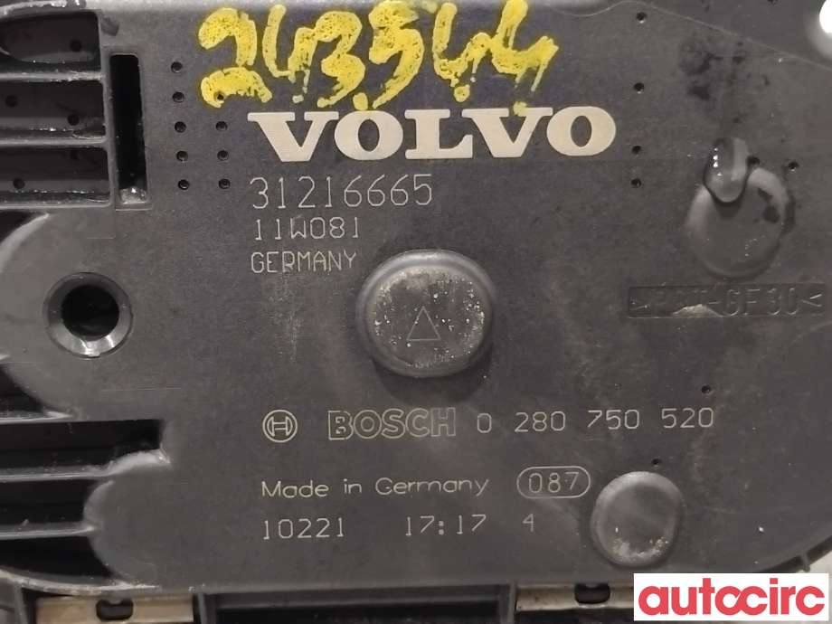 Spjeldhus til Volvo XC70 2008-2013 (Type II, Fase 1)  (VOLVO|31216665|0280750520)