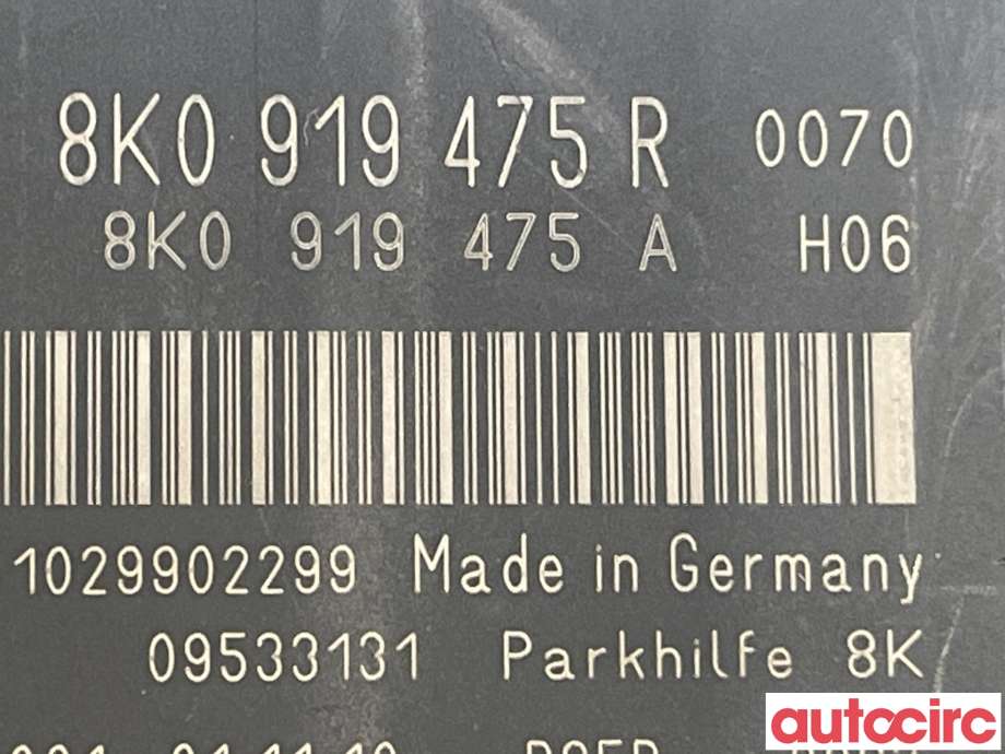 Styreenhet parkering til Audi A4, Allroad 2009-2016 (Type I) (B8) (B8) (AUDI|8K0919475AA|8K0919475R)