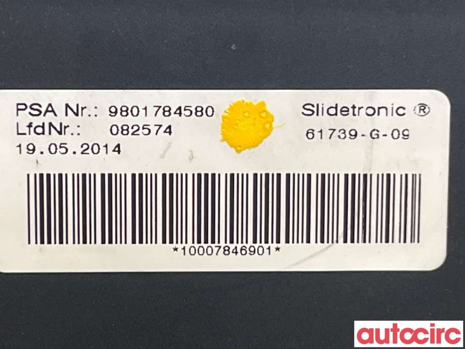 Girstang/girvelger automat til Citroën C4 2011-2017 (Type II)  (CITROEN|2400NY|9801784580)
