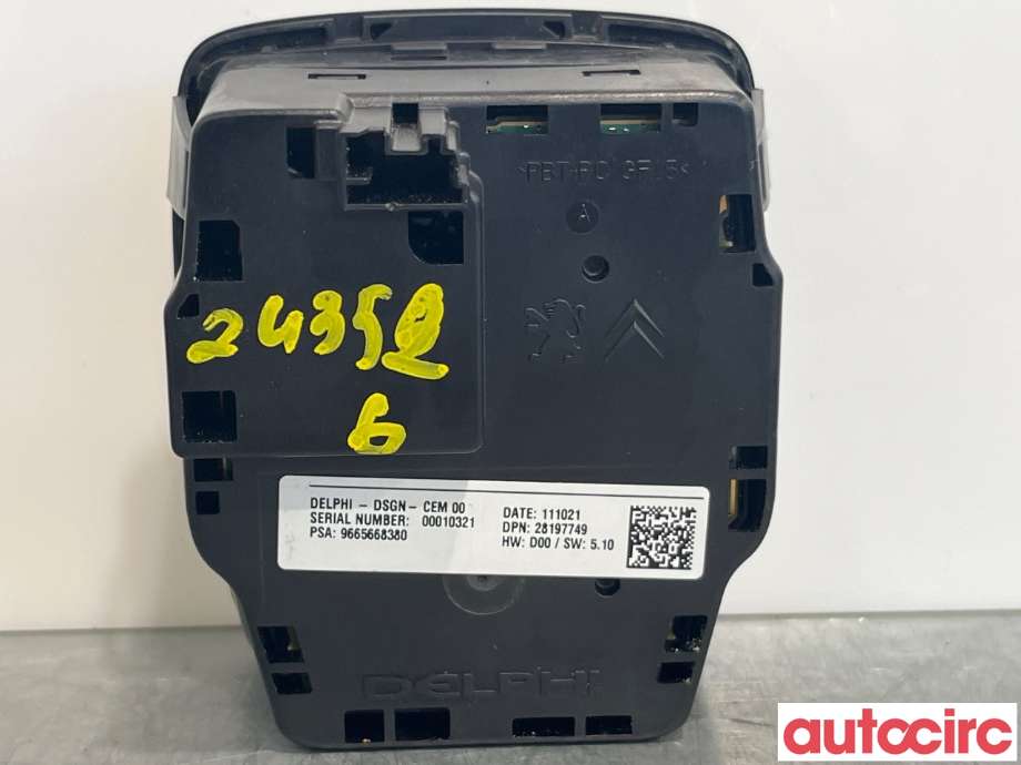 Bilstereo diverse til Peugeot 508 2011-2014 (Type I, Fase 1) (PEUGEOT|6593U1)