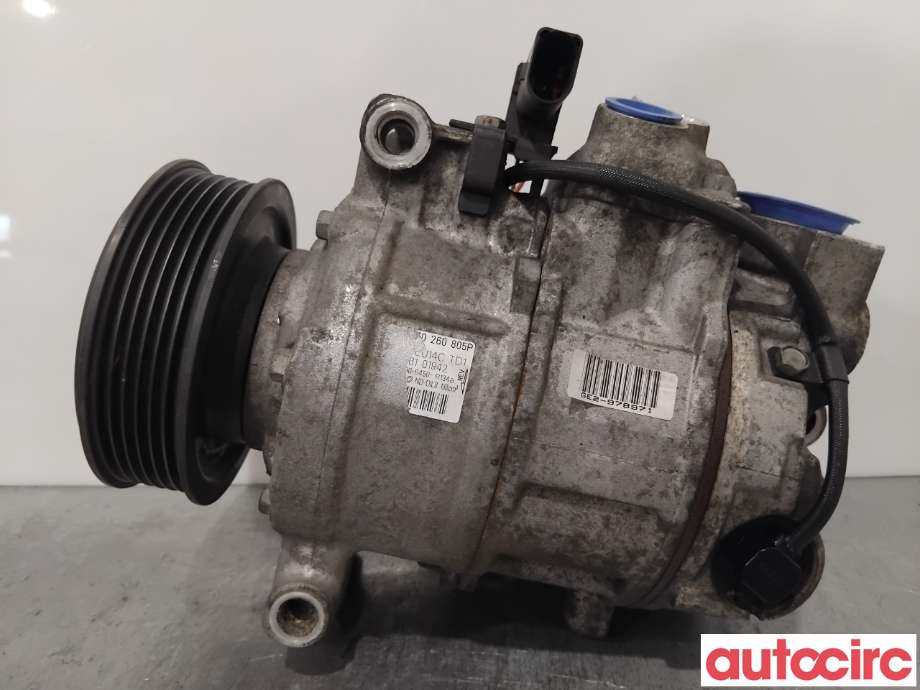 Aircondition kompressor til Audi A6 2005-2008 (Type III, Fase 1) (C6) (C6) (AUDI|4F0260805P|)