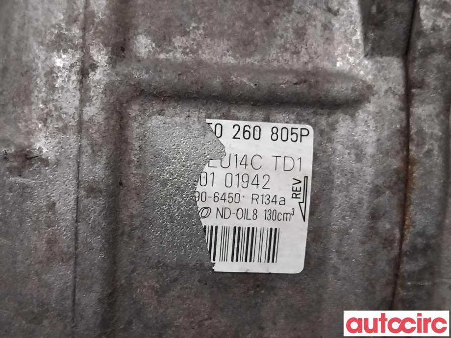 Aircondition kompressor til Audi A6 2005-2008 (Type III, Fase 1) (C6) (C6) (AUDI|4F0260805P|)
