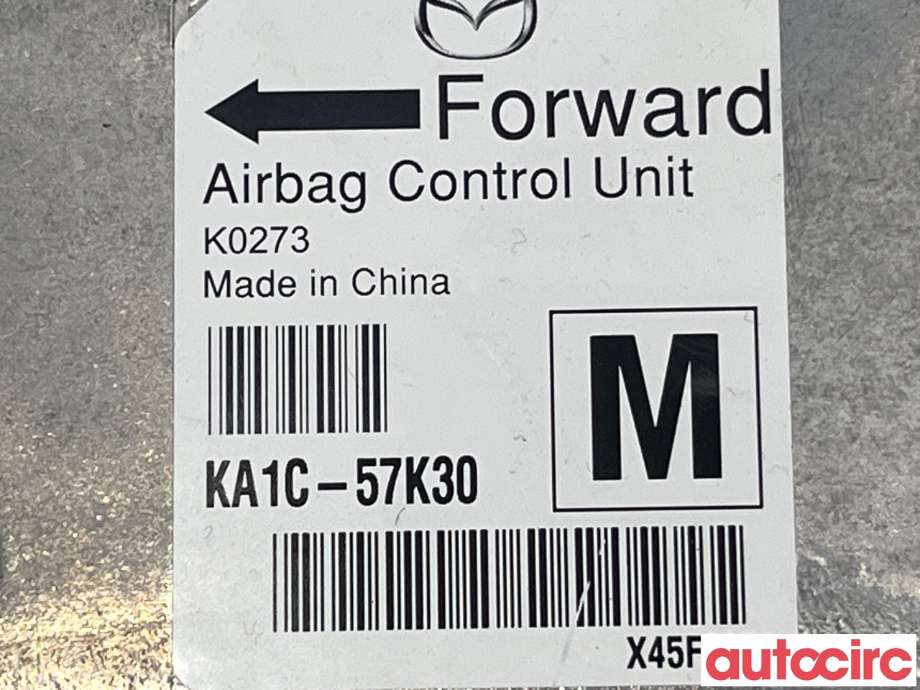 Airbag elektronikk til Mazda CX-5 2012-2017 (Type I)  (MAZDA|KA1C-57-K30A|)
