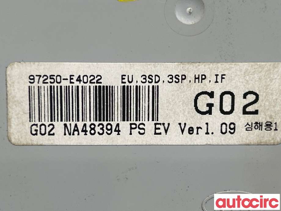 Varmeapparat betjening til Kia Soul 2014-2019 (Type II) (KIA|97250E4022||97250-E4022)