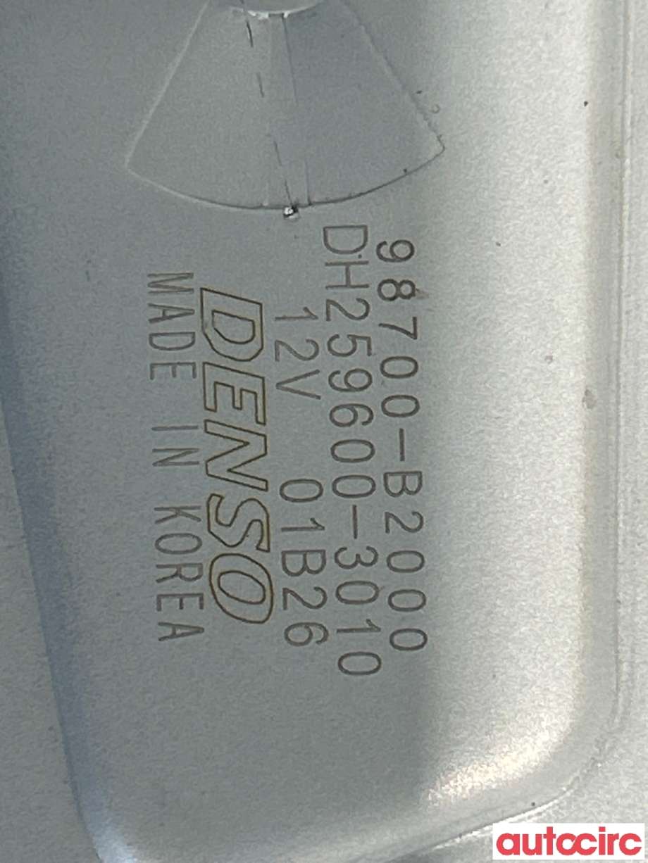 Viskermotor bakrute til Kia Soul 2014-2019 (Type II) (KIA|98710B2000||98700-B2000)