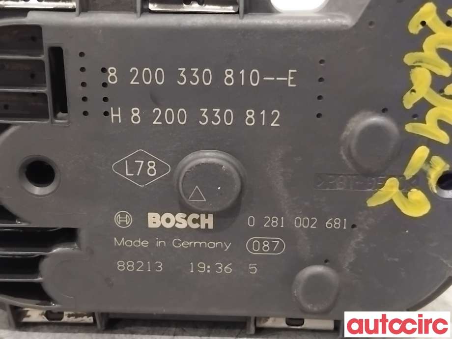 Spjeldhus til Opel Vivaro A 2006-2014 (OPEL|93161581|0281002681|8200330812)