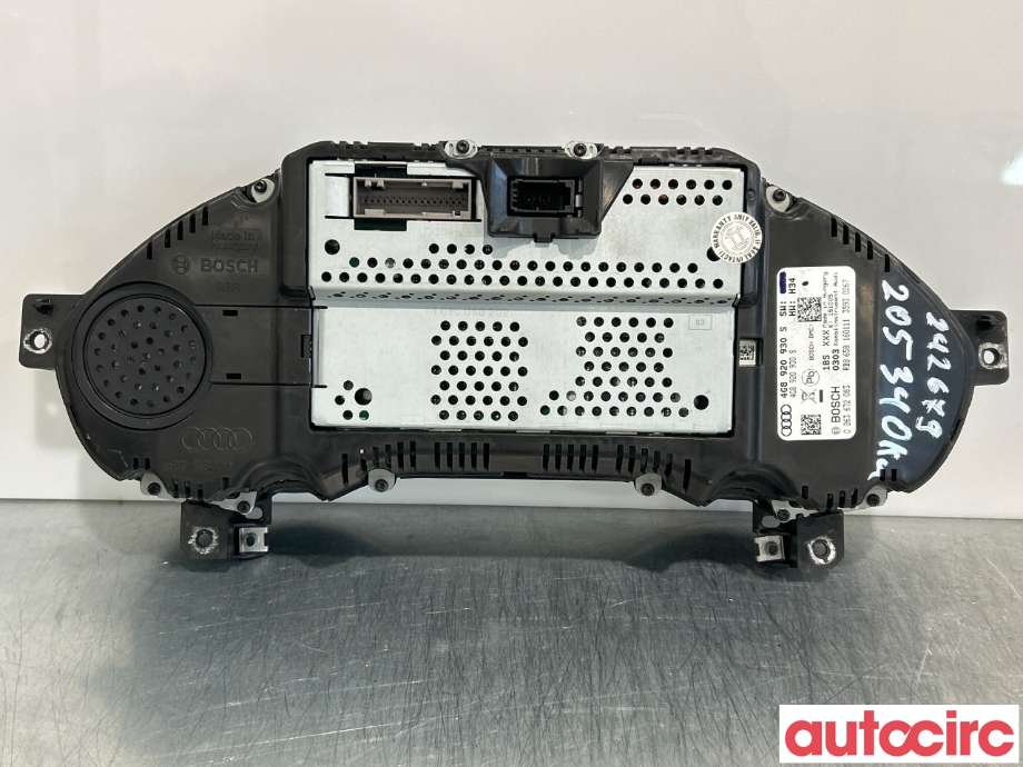 Instrumentpanel til Audi A7 2010-2014 (Type I, Fase 1) (AUDI|4G8920930SX||4G8920930S)