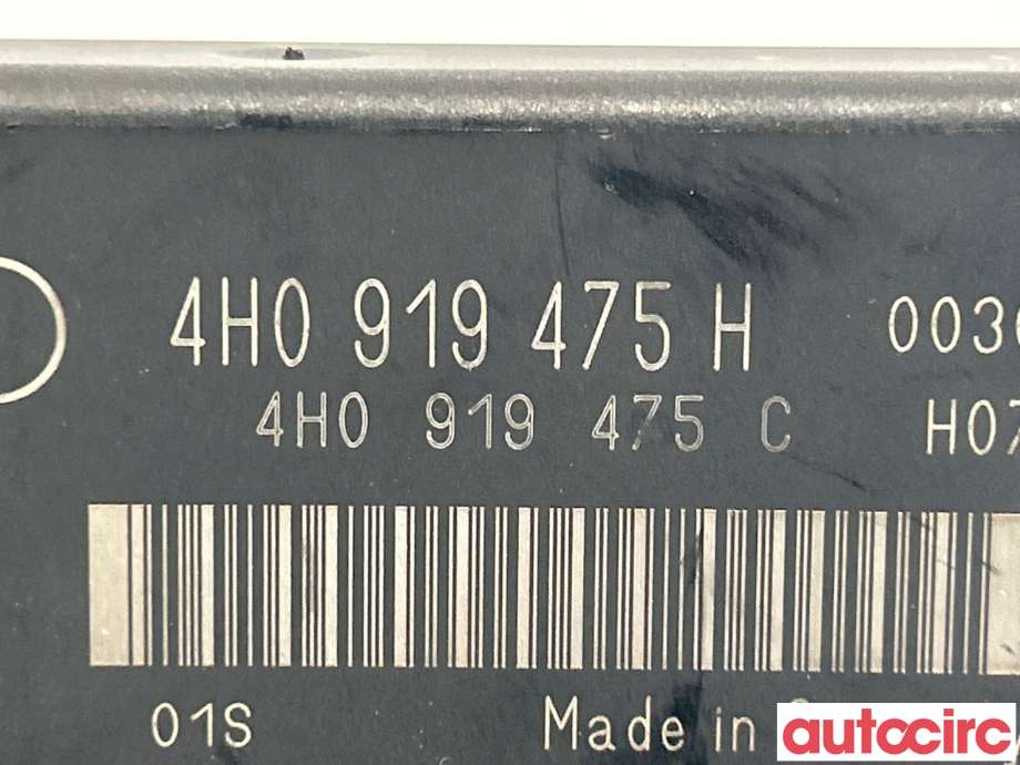 Styreenhet parkering til Audi A7 2010-2014 (Type I, Fase 1)  (AUDI|4H0919475H|)