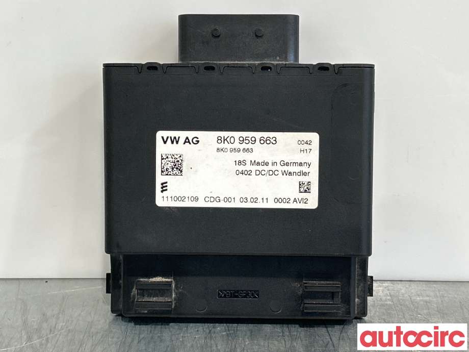 Styreenhet diverse til Audi A7, 2010-2014 (Type I, Fase 1) (AUDI|8K0959663)