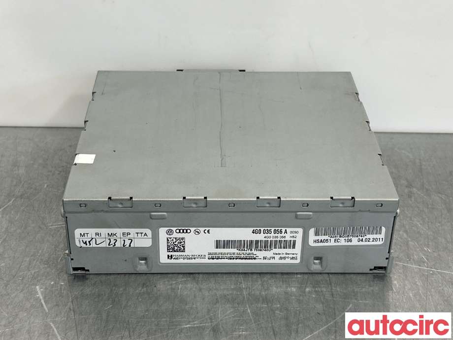 Bilstereo til Audi A7 2010-2014 (Type I, Fase 1) (AUDI|4G0035056AX||4G0035056A)