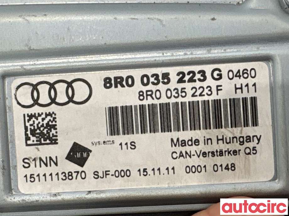 Bilstereo forsterker til Audi A4 2007-2014 (Type IV) (B8) (B8) (AUDI|8R0035223G|1511113870|8R0035223H)