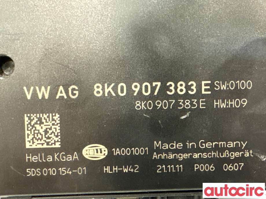 Styreenhet hengerfeste til Audi A4 2007-2014 (Type IV) (B8) (B8) (AUDI|8K0907383E|5DS010154-01)
