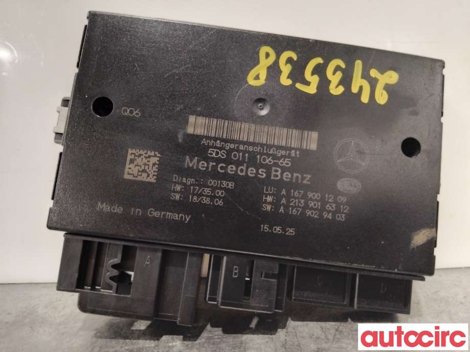 Styreenhet hengerfeste til Mercedes Vito/Viano, 2010-2014 (Fase 2) (W639) (W639) (MERCEDES|A1679001209)
