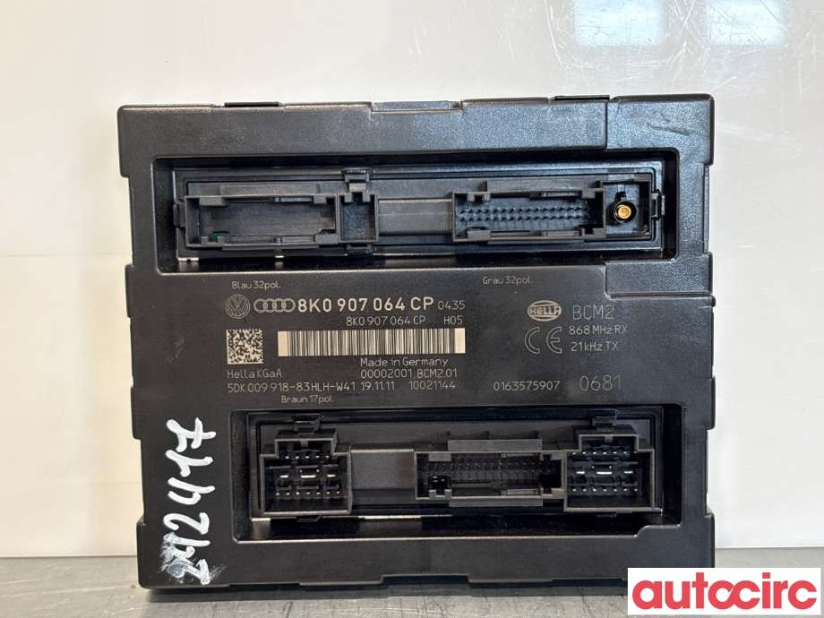 Styreenhet comfort (BCM) til Audi A4, 2007-2014 (Type IV) (B8) (B8) (AUDI|8K0907064CQ)