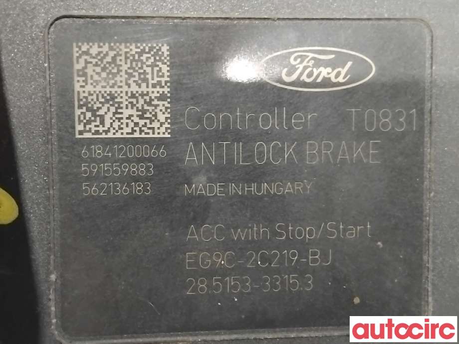 ABS sentral til Ford Mondeo 2014-2019 (Type V, Fase 1) (FORD|2183036|285153-33153|EG9C-2C405-EK)