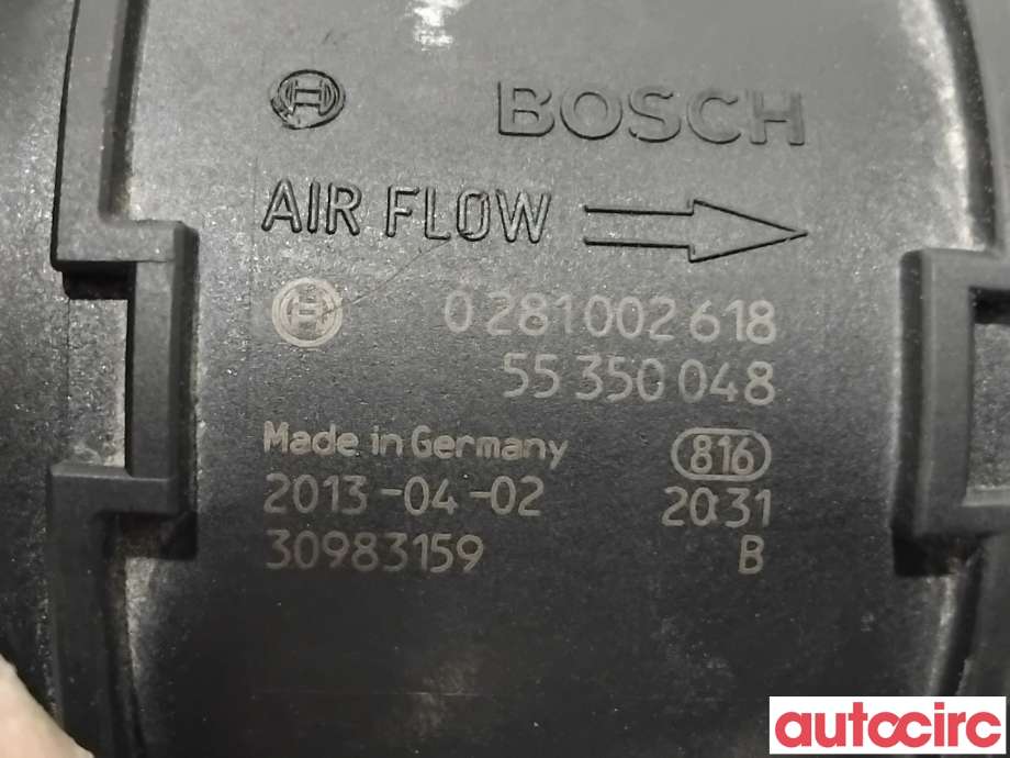 Luftmengde/luftmassemåler til Opel Antara 2007-2013 (OPEL|93178243|0281002618|55350048)